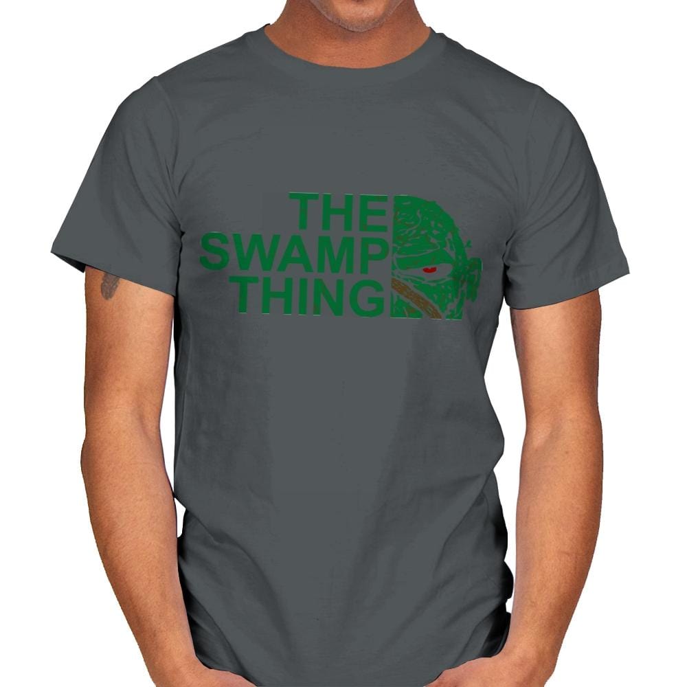 The Swamp Face - Mens T-Shirts RIPT Apparel Small / Charcoal