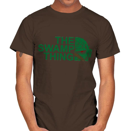 The Swamp Face - Mens T-Shirts RIPT Apparel Small / Dark Chocolate