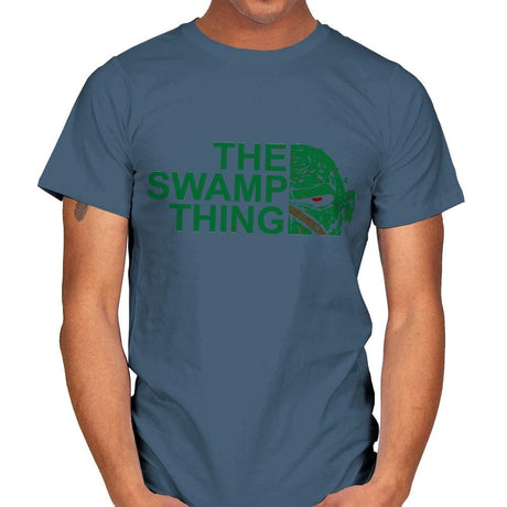The Swamp Face - Mens T-Shirts RIPT Apparel Small / Indigo Blue
