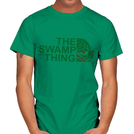 The Swamp Face - Mens T-Shirts RIPT Apparel Small / Kelly Green