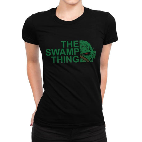 The Swamp Face - Womens Premium T-Shirts RIPT Apparel Small / Indigo