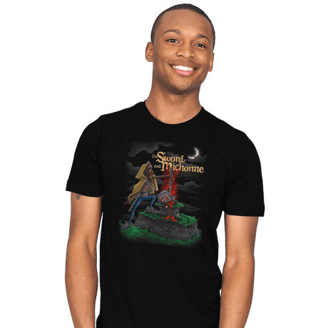 The Sword and Michonne - Mens T-Shirts RIPT Apparel