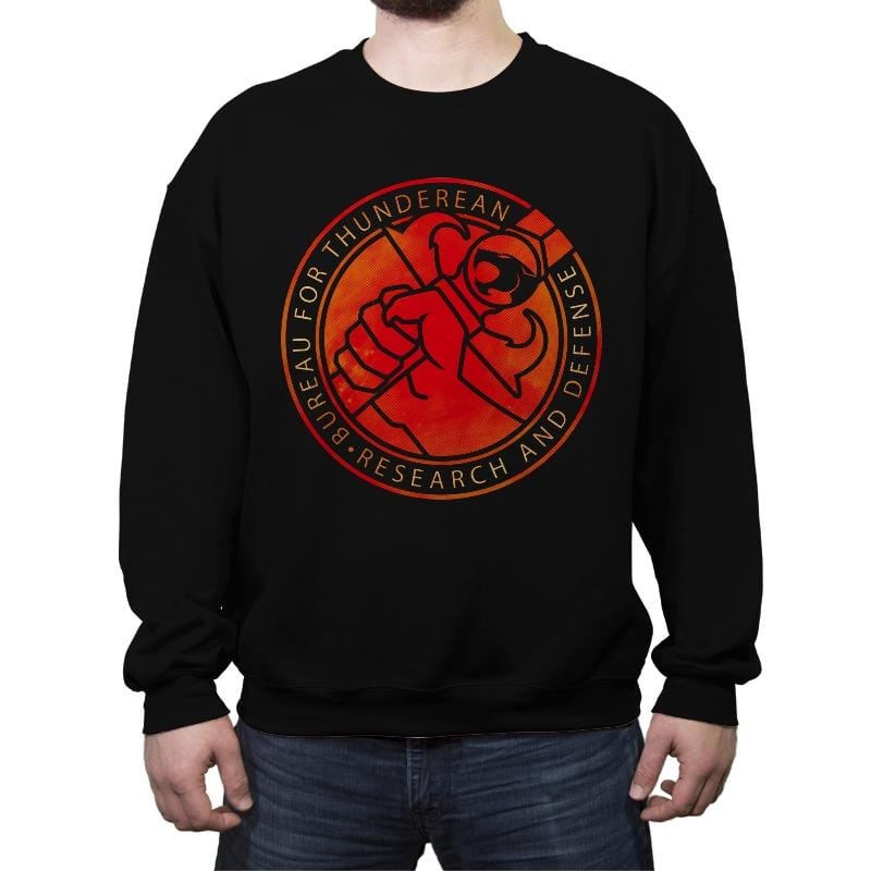 The Sword Bearer - Crew Neck Sweatshirt Crew Neck Sweatshirt RIPT Apparel Small / Black