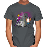 The Sword in the Grayskull - Mens T-Shirts RIPT Apparel Small / Charcoal
