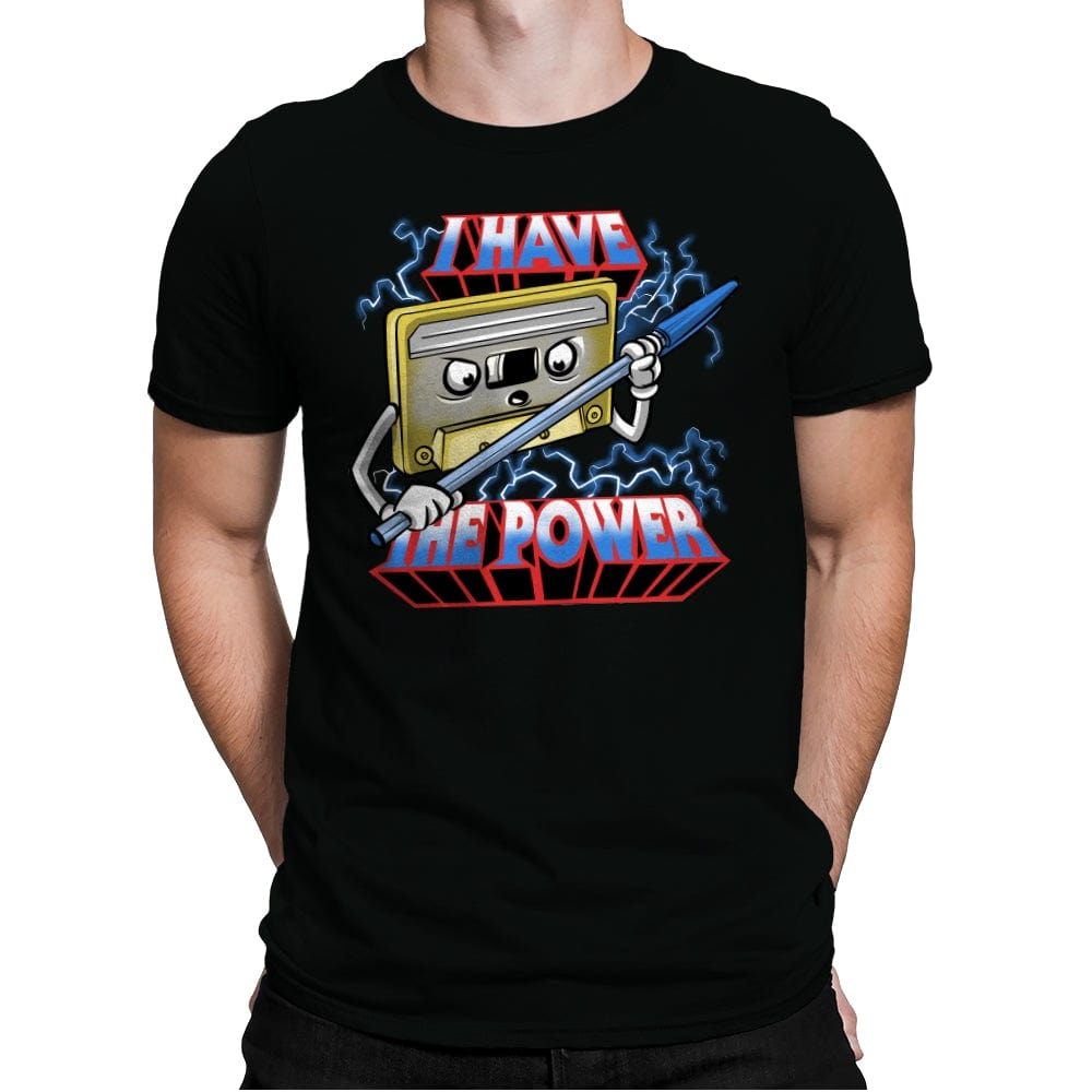 The Tape - Mens Premium T-Shirts RIPT Apparel Small / Black