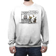 The Taunter is IN - Crew Neck Sweatshirt Crew Neck Sweatshirt RIPT Apparel Small / White