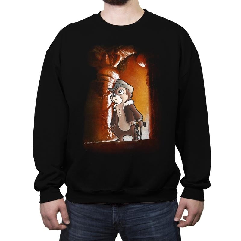 The Temple - Crew Neck Sweatshirt Crew Neck Sweatshirt RIPT Apparel Small / Black