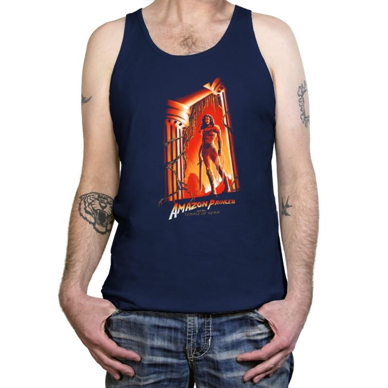 The Temple of Herra Exclusive - Wonderful Justice - Tanktop Tanktop RIPT Apparel X-Small / Navy