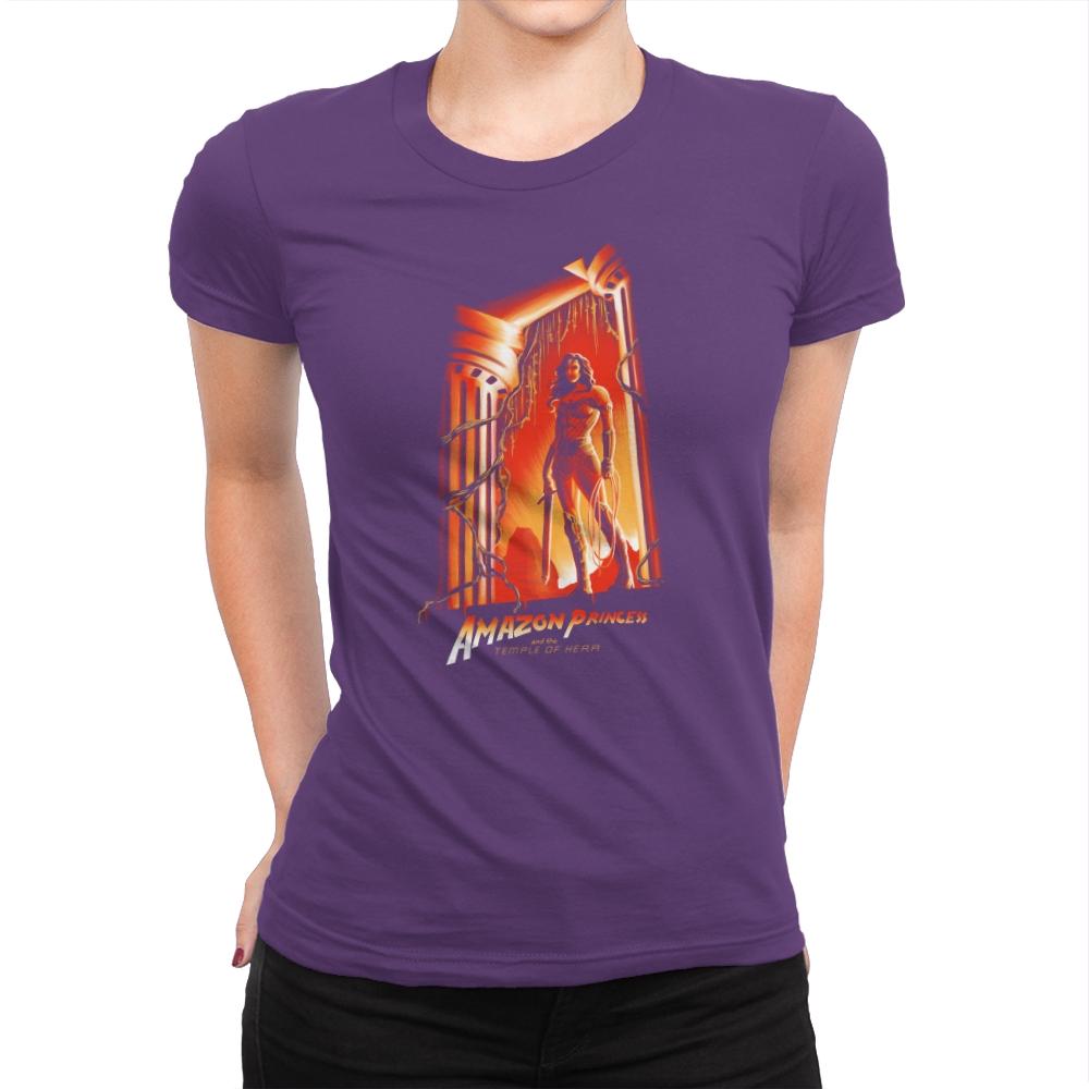 The Temple of Herra Exclusive - Wonderful Justice - Womens Premium T-Shirts RIPT Apparel Small / Purple Rush