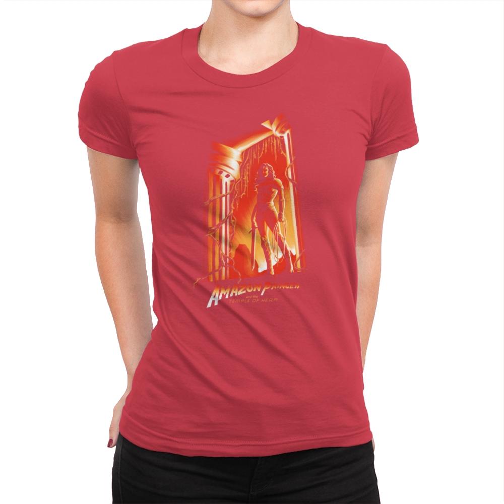 The Temple of Herra Exclusive - Wonderful Justice - Womens Premium T-Shirts RIPT Apparel Small / Red