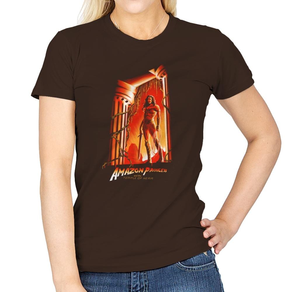 The Temple of Herra Exclusive - Wonderful Justice - Womens T-Shirts RIPT Apparel Small / Dark Chocolate