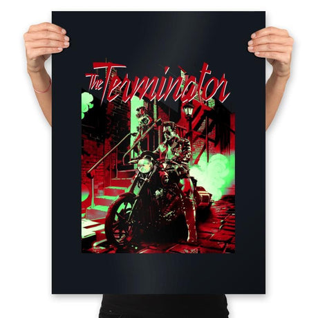 The Terminator - Prints Posters RIPT Apparel 18x24 / Black