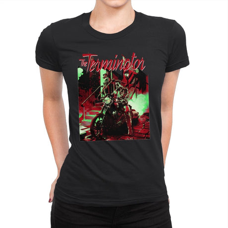 The Terminator - Womens Premium T-Shirts RIPT Apparel Small / Black