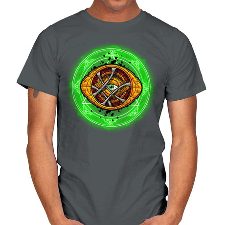 The Third Eye of Agamotto - Mens T-Shirts RIPT Apparel Small / Charcoal