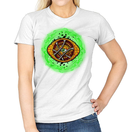 The Third Eye of Agamotto - Womens T-Shirts RIPT Apparel Small / White
