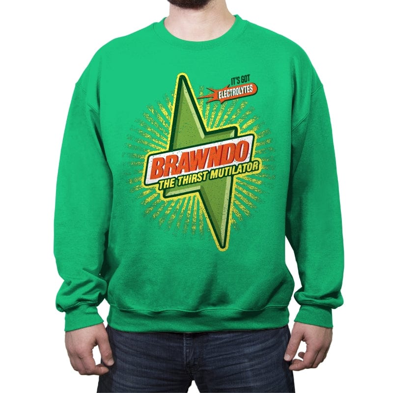 The Thirst Mutilator - Crew Neck Sweatshirt Crew Neck Sweatshirt RIPT Apparel Small / Irish Green