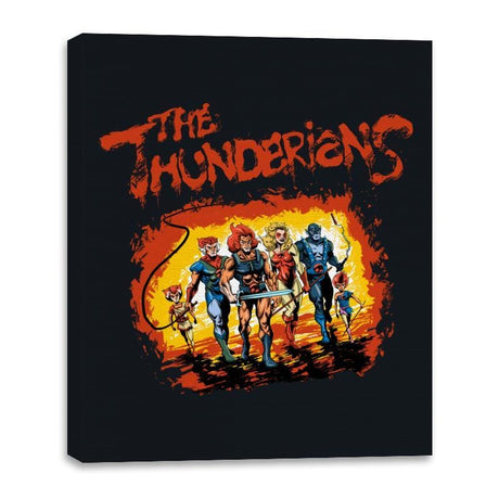 The Thunderians - Canvas Wraps Canvas Wraps RIPT Apparel 16x20 / Black
