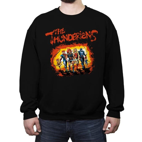 The Thunderians - Crew Neck Sweatshirt Crew Neck Sweatshirt RIPT Apparel Small / Black