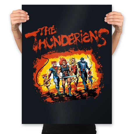 The Thunderians - Prints Posters RIPT Apparel 18x24 / Black