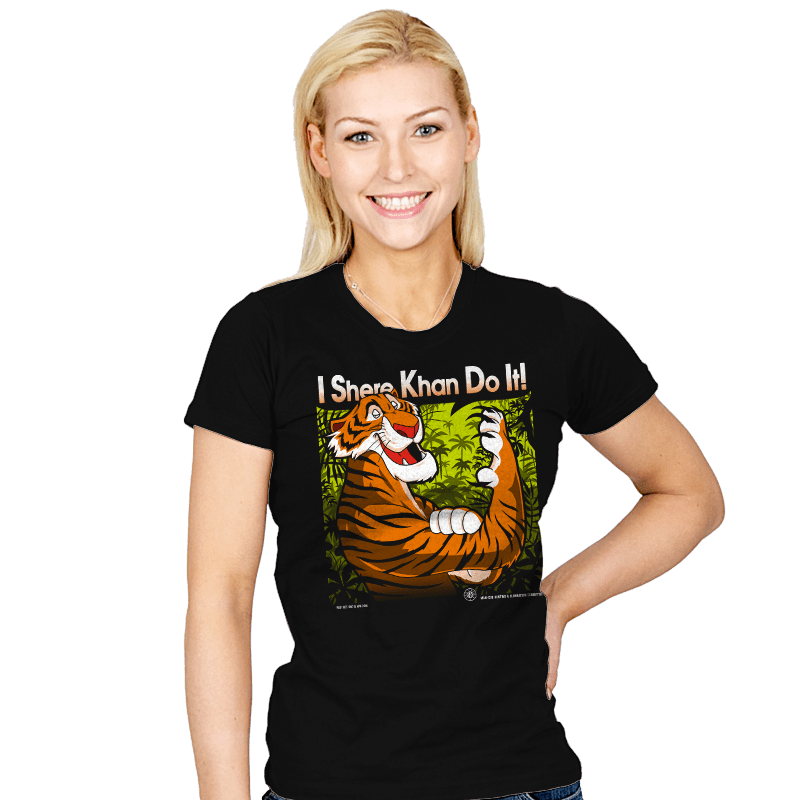 The Tiger Khan Do It - Womens T-Shirts RIPT Apparel