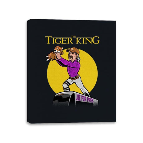 The Tiger King - Canvas Wraps Canvas Wraps RIPT Apparel 11x14 / Black
