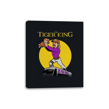 The Tiger King - Canvas Wraps Canvas Wraps RIPT Apparel 8x10 / Black