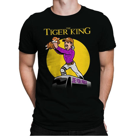 The Tiger King - Mens Premium T-Shirts RIPT Apparel Small / Black