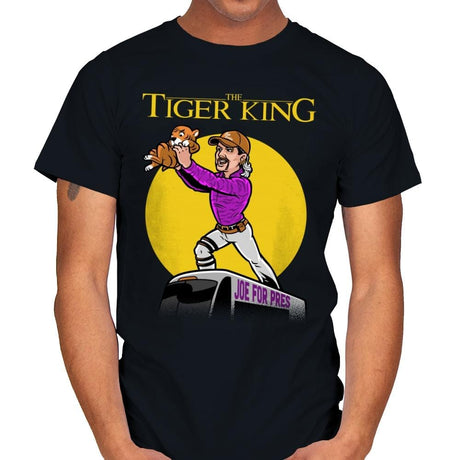 The Tiger King - Mens T-Shirts RIPT Apparel Small / Black