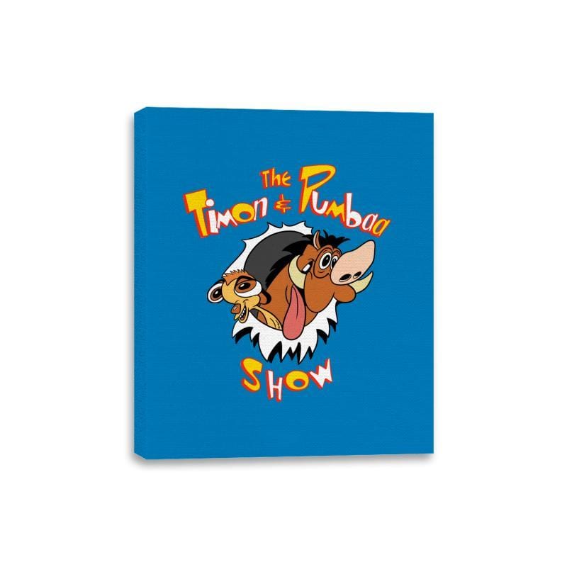 The Timon and Pumbaa Show - Canvas Wraps Canvas Wraps RIPT Apparel 8x10 / Turquoise
