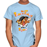 The Timon and Pumbaa Show - Mens T-Shirts RIPT Apparel Small / Light Blue