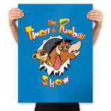 The Timon and Pumbaa Show - Prints Posters RIPT Apparel 18x24 / Turquoise