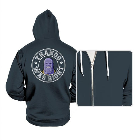 The Titan was Right - Hoodies Hoodies RIPT Apparel Small / Dark Gray