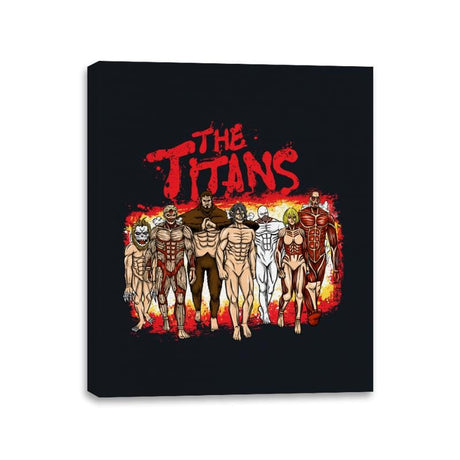 The Titans - Canvas Wraps Canvas Wraps RIPT Apparel 11x14 / Black