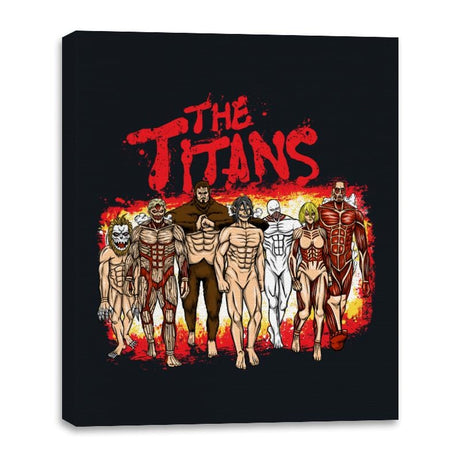 The Titans - Canvas Wraps Canvas Wraps RIPT Apparel 16x20 / Black