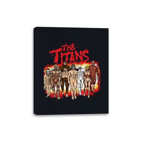 The Titans - Canvas Wraps Canvas Wraps RIPT Apparel 8x10 / Black