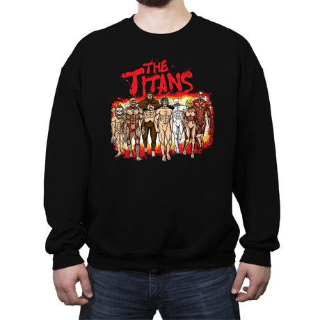 The Titans - Crew Neck Sweatshirt Crew Neck Sweatshirt RIPT Apparel Small / Black