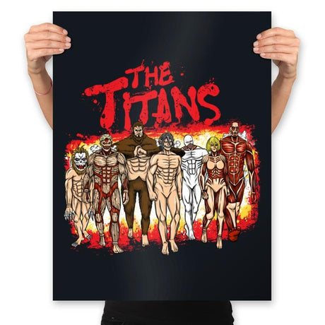 The Titans - Prints Posters RIPT Apparel 18x24 / Black