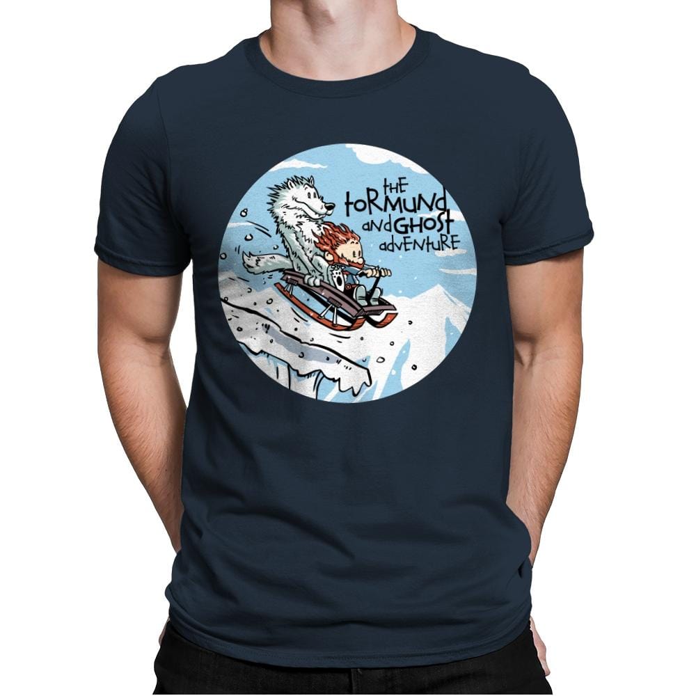 The Tormund and Ghost Adventure - Mens Premium T-Shirts RIPT Apparel Small / Indigo