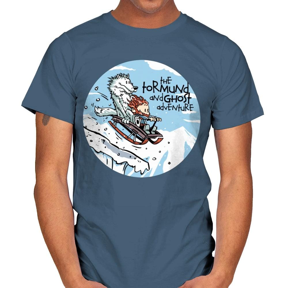 The Tormund and Ghost Adventure - Mens T-Shirts RIPT Apparel Small / Indigo Blue