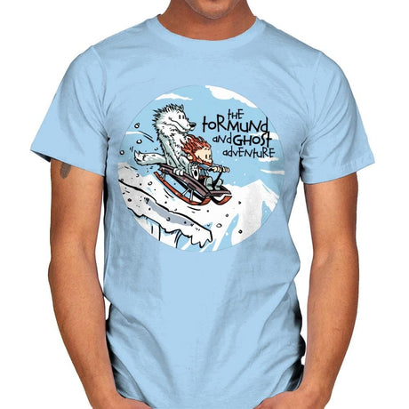The Tormund and Ghost Adventure - Mens T-Shirts RIPT Apparel Small / Light Blue