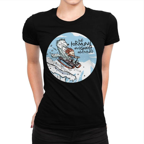 The Tormund and Ghost Adventure - Womens Premium T-Shirts RIPT Apparel Small / Indigo
