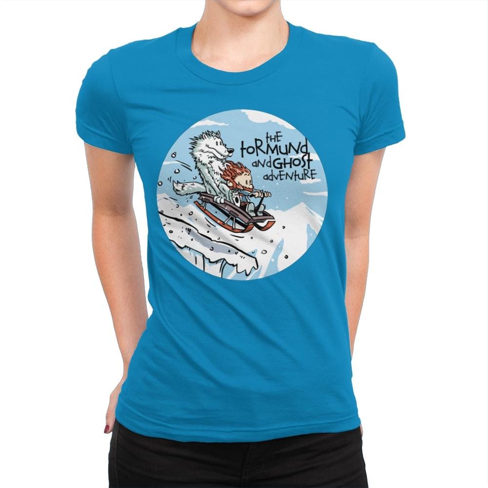 The Tormund and Ghost Adventure - Womens Premium T-Shirts RIPT Apparel Small / Turquoise