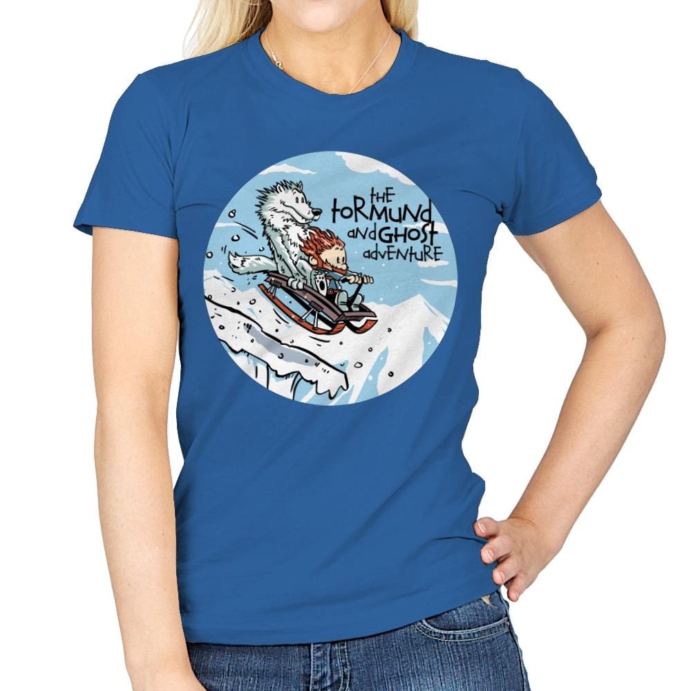 The Tormund and Ghost Adventure - Womens T-Shirts RIPT Apparel Small / Royal