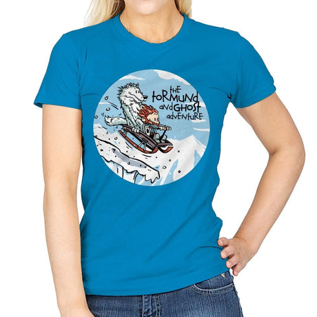 The Tormund and Ghost Adventure - Womens T-Shirts RIPT Apparel Small / Sapphire