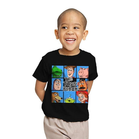 The Toys Bunch - Youth T-Shirts RIPT Apparel X-small / Black