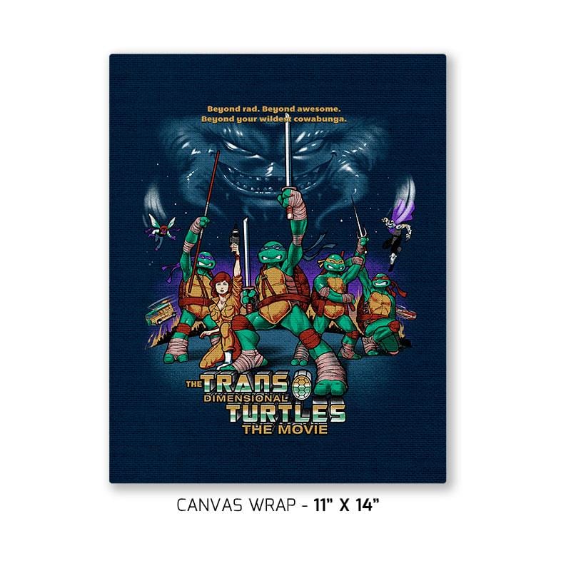 The Trans-Dimensional Turtles Exclusive - Canvas Wraps Canvas Wraps RIPT Apparel 11x14 inch