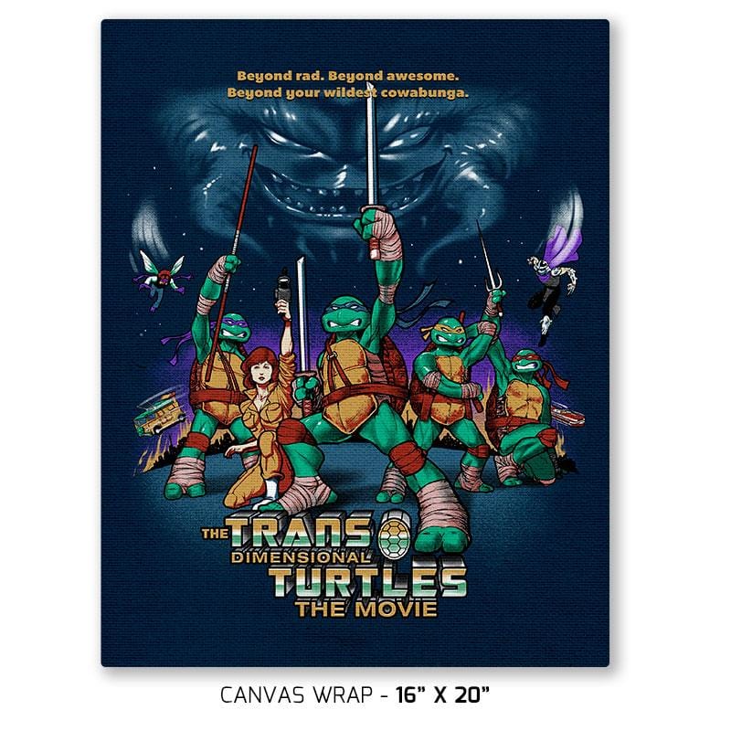 The Trans-Dimensional Turtles Exclusive - Canvas Wraps Canvas Wraps RIPT Apparel 16x20 inch