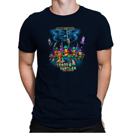 The Trans-Dimensional Turtles Exclusive - Mens Premium T-Shirts RIPT Apparel Small / Midnight Navy