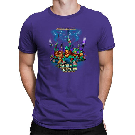 The Trans-Dimensional Turtles Exclusive - Mens Premium T-Shirts RIPT Apparel Small / Purple Rush