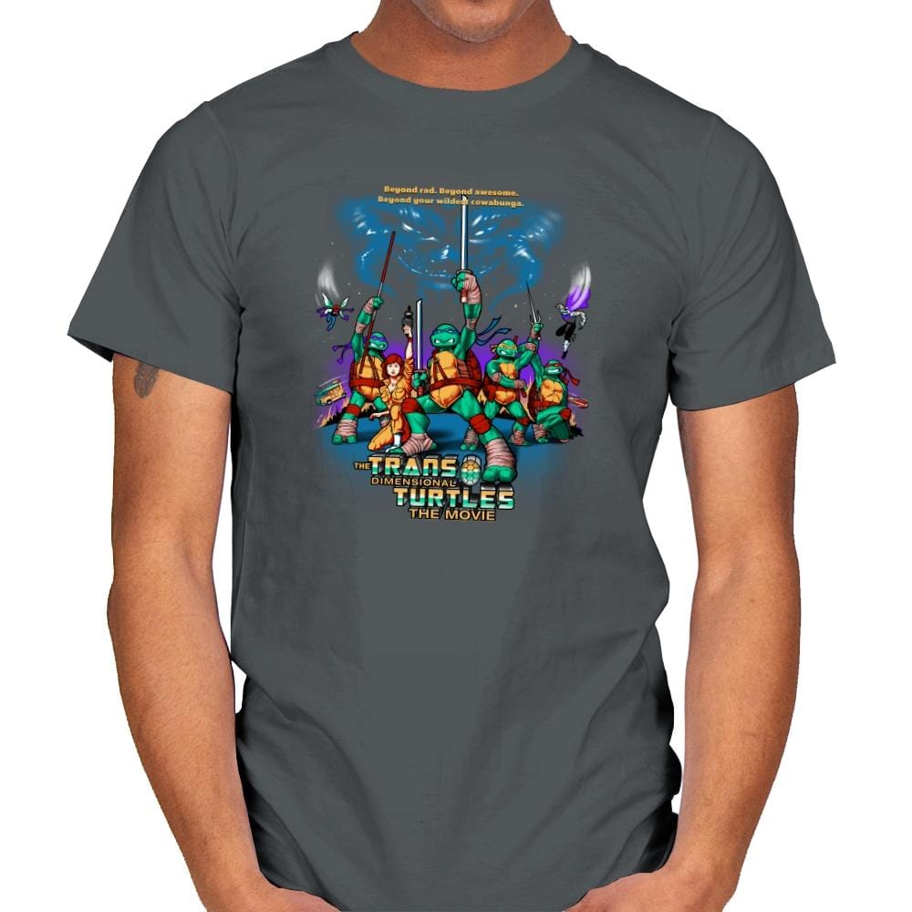 The Trans-Dimensional Turtles Exclusive - Mens T-Shirts RIPT Apparel Small / Charcoal